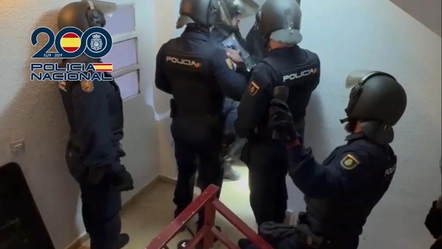 Operación policial antidrogas en Sagunt