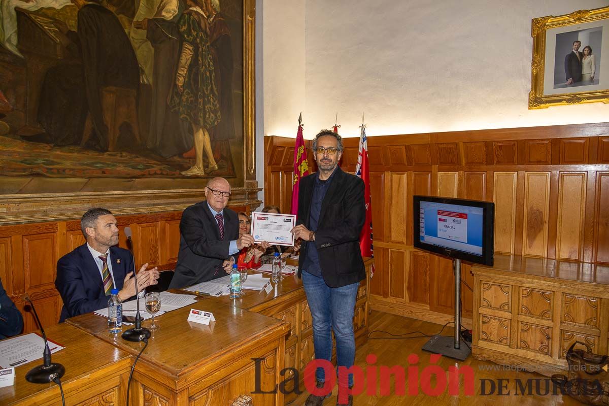 Entrega de los premios Robles Chillida en Caravaca