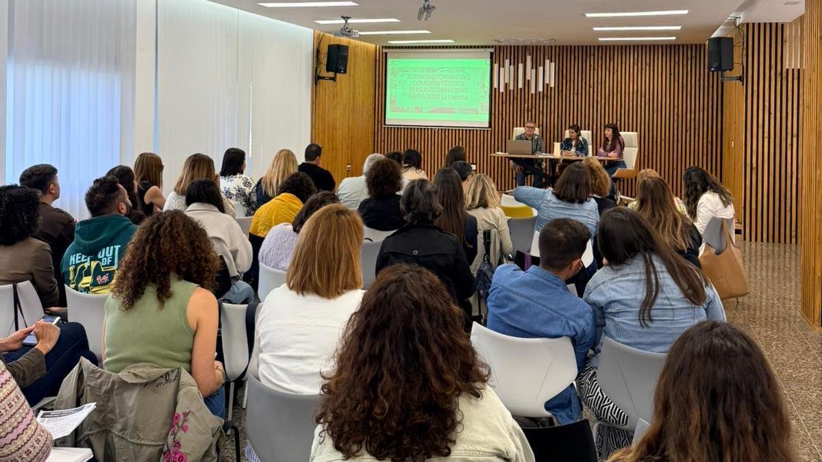 Un momento de las Jornadas sobre la Comisión Técnica de Personas sin Hogar