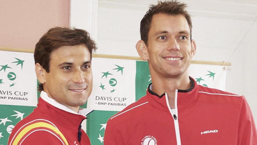 Ferrer con Nielsen.