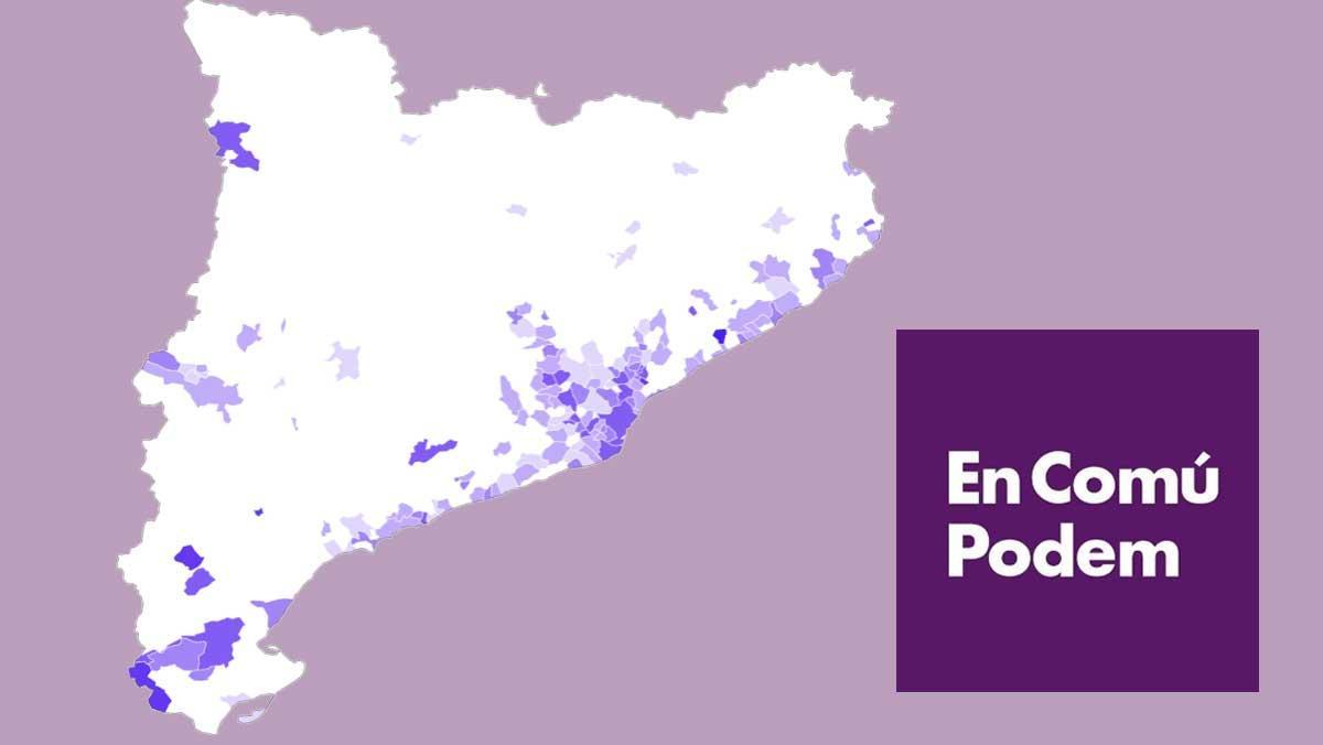 MAPA | Aquí se la juguen els Comuns en les eleccions municipals de Catalunya MAPA | Aquí se la juguen els Comuns en les eleccions municipals de Catalunya