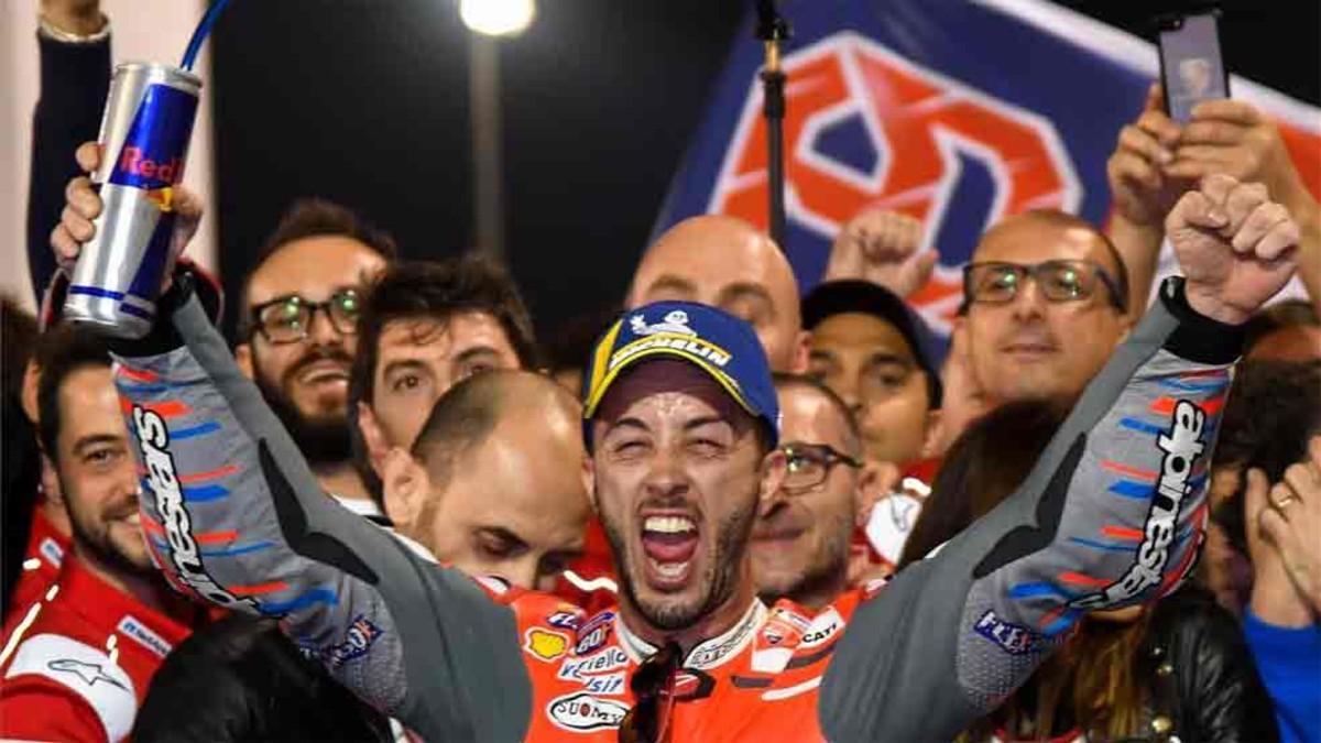 Dovizioso empezó la temporada con triunfo en Catar