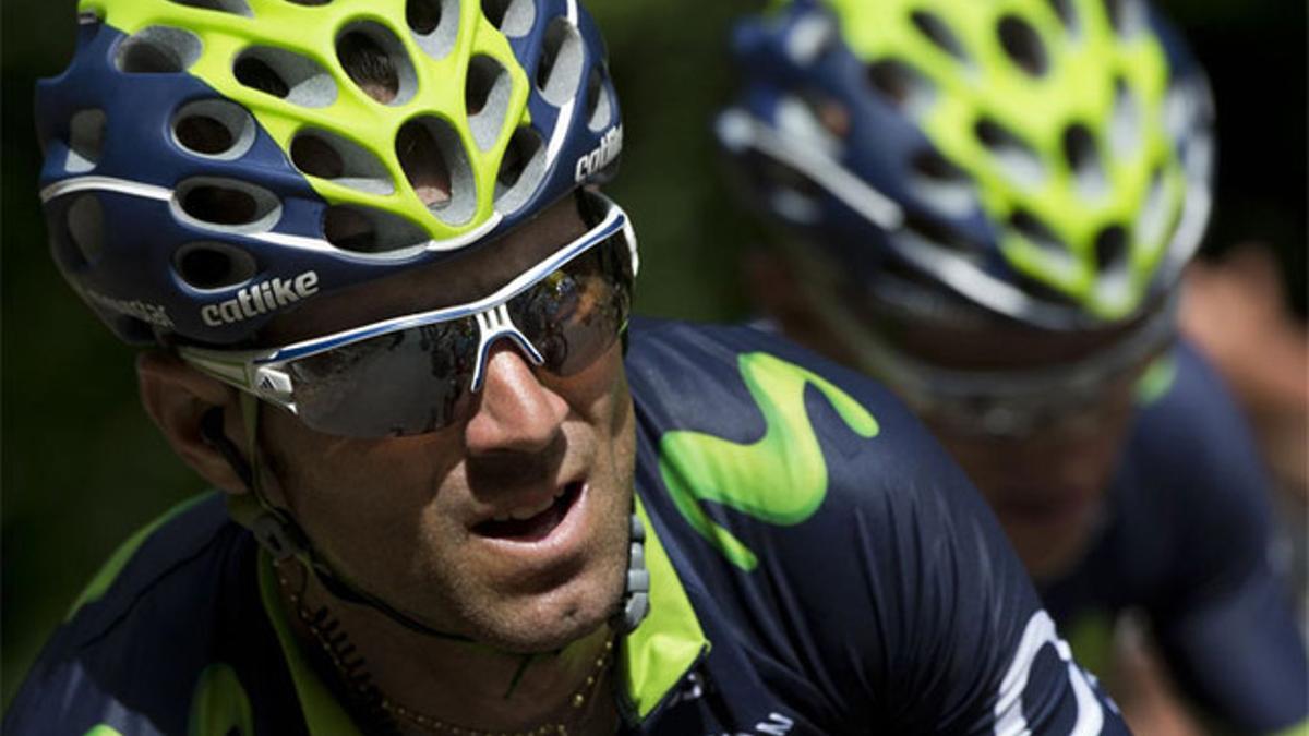 Alejandro Valverde consigue salvar la segunda plaza del Tour