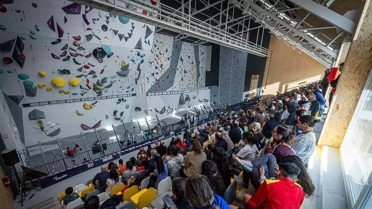 Fotogalería | Entregas de medallas en la Copa de España de Escalada