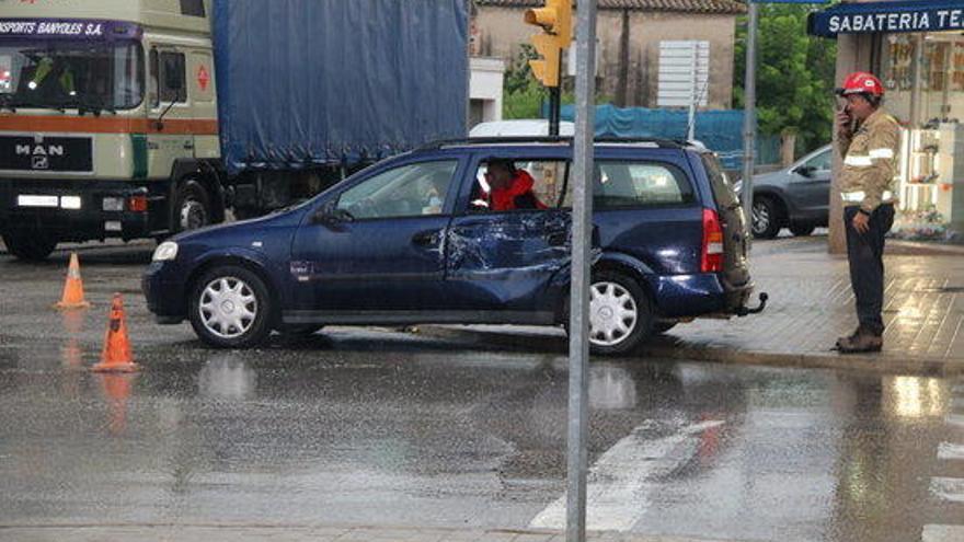 Estat en què ha quedat el turisme accidentat.