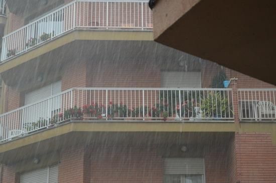 Forta tempesta d'estiu a Berga