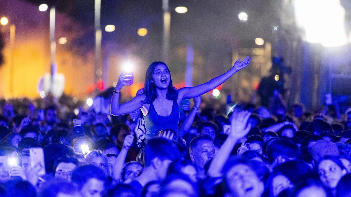 Los conciertos de la Mercè llenan la Zona Universitaria