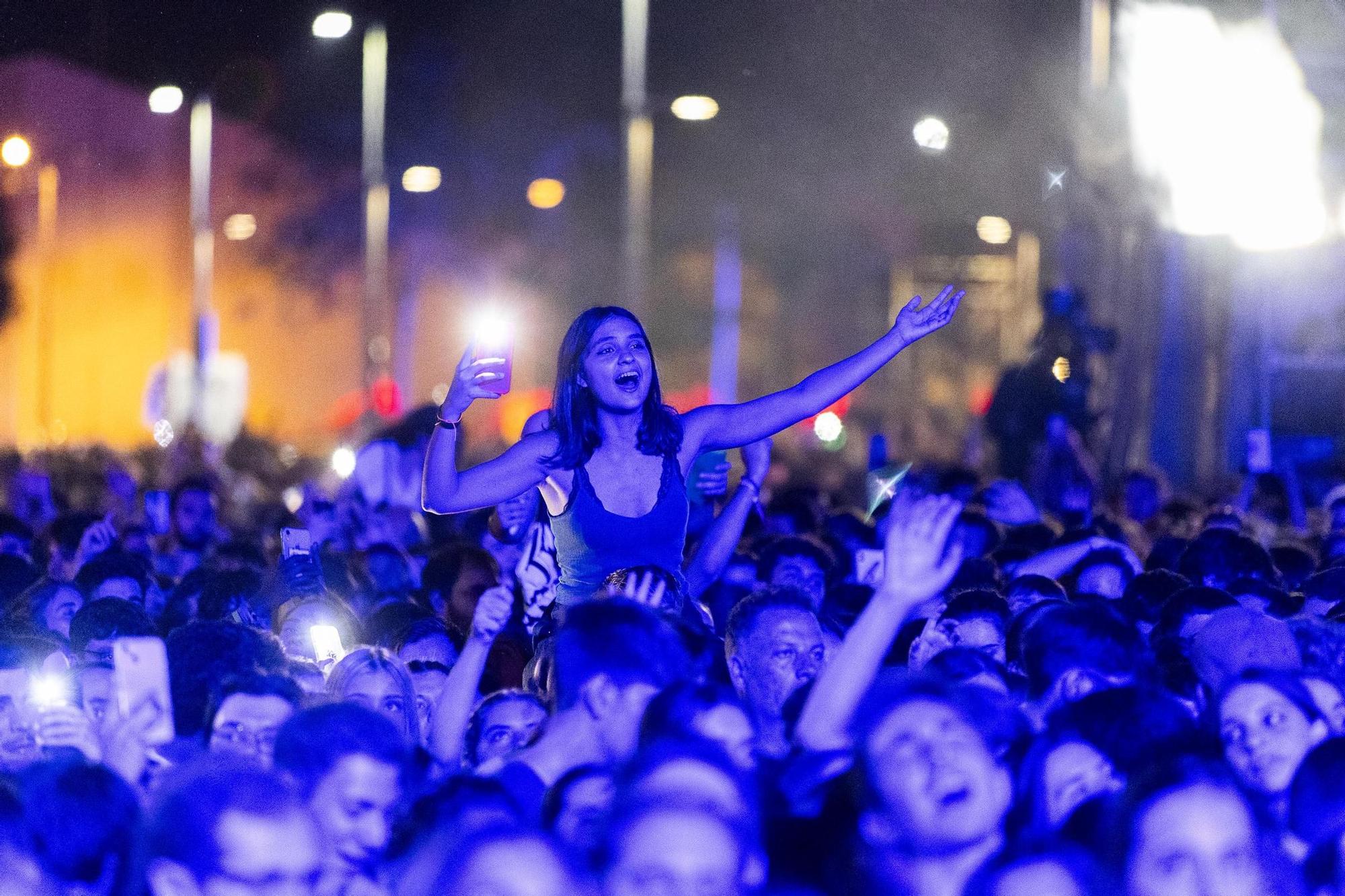 Ambiente en los conciertos de La Mercè 2023