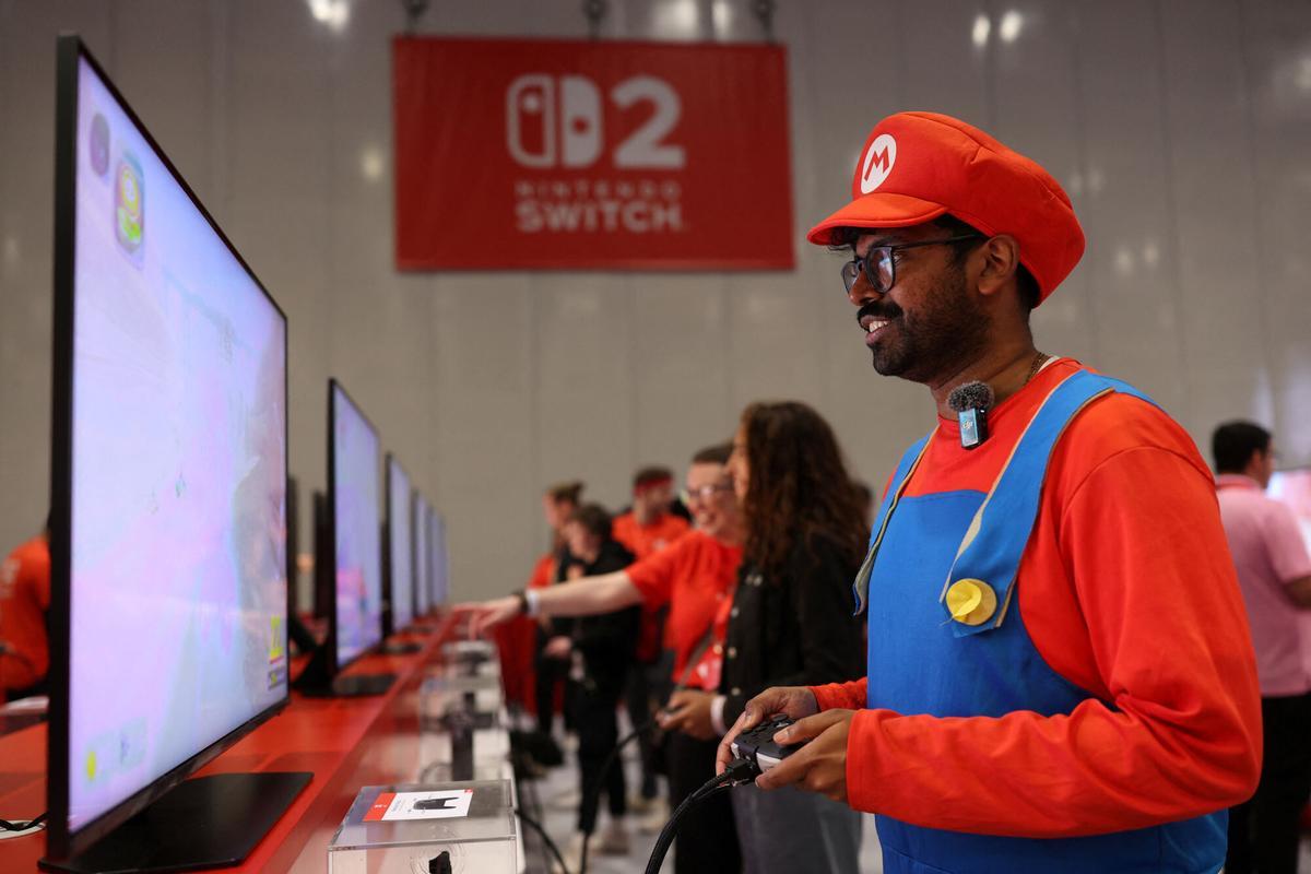 La presentación de la nueva Nintendo Switch 2 en Londres, esta semana.