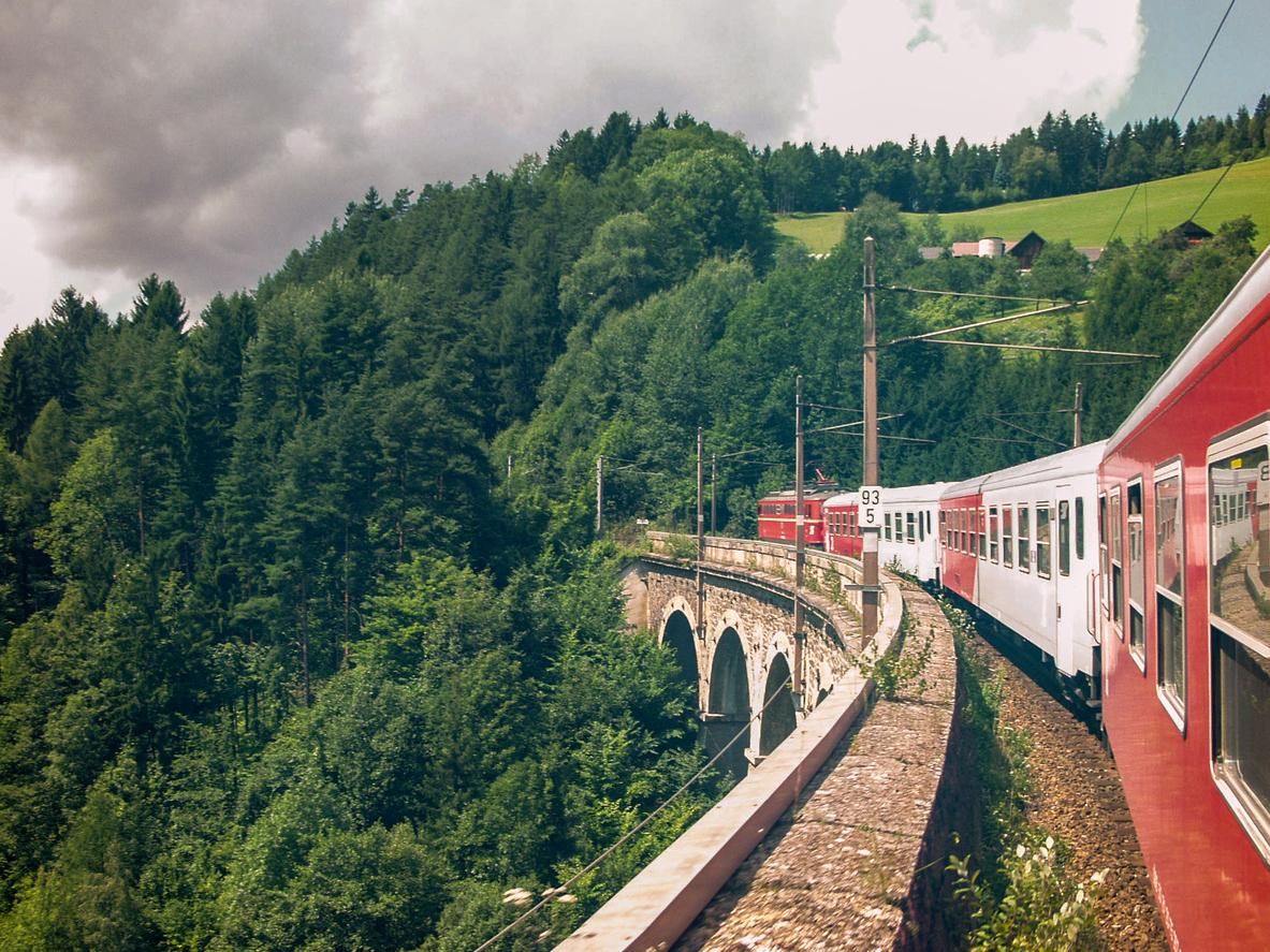 Ferrocarril Semmering.