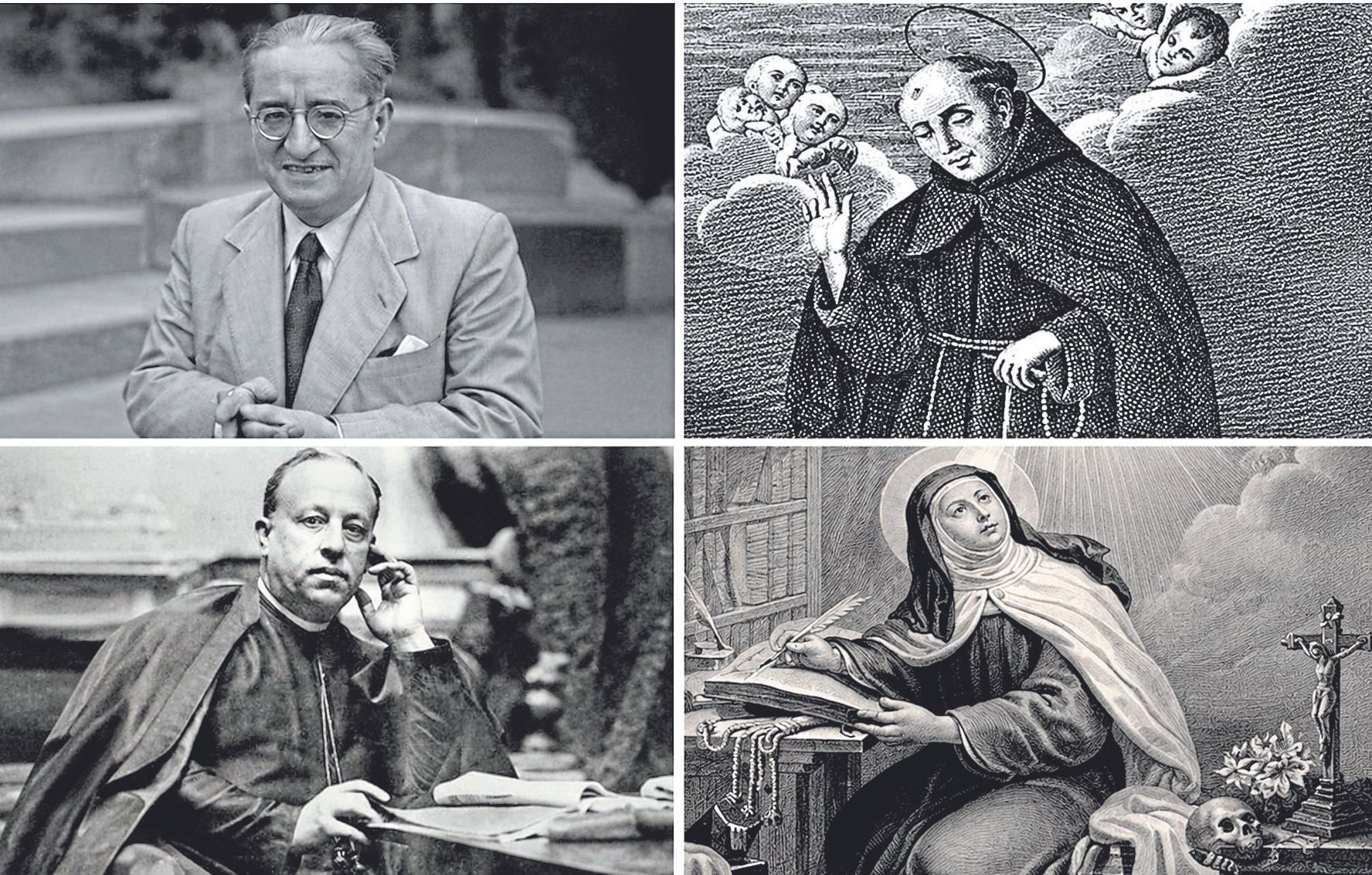 Carles Riba, Sant Joan de la Creu, Miquel Costa i Llobera, Santa Teresa de Jesús.