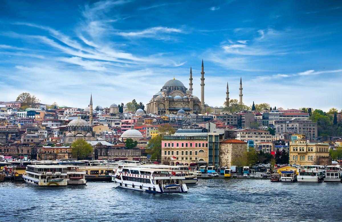 Una estampa panorámica de Estambul.