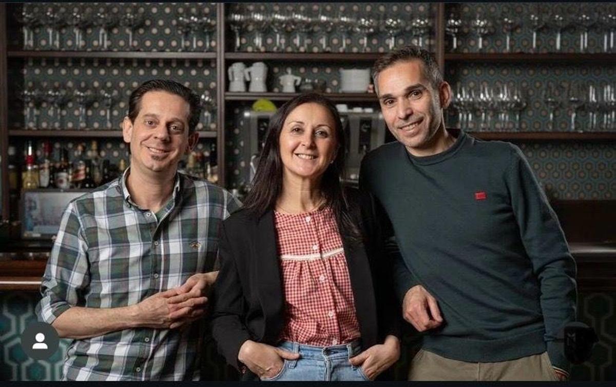 Los titulares del restaurante 'Lola': Francisco Maldonado, Reme Tinoco y Francisco Medina.