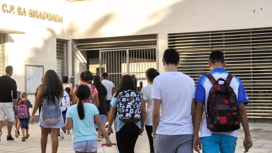 Estudiantes durante el curso escolar.