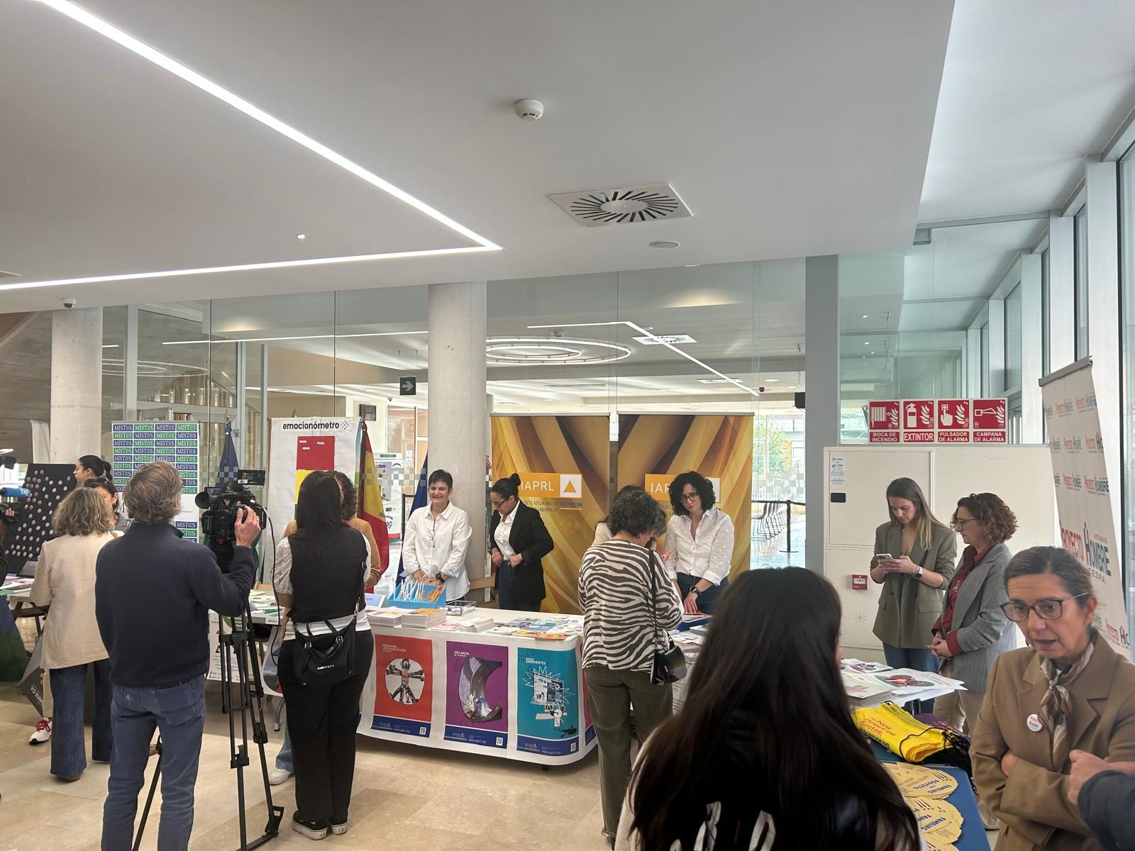 Celebración en Lugones de la Feria de Salud Mental de Asturias.