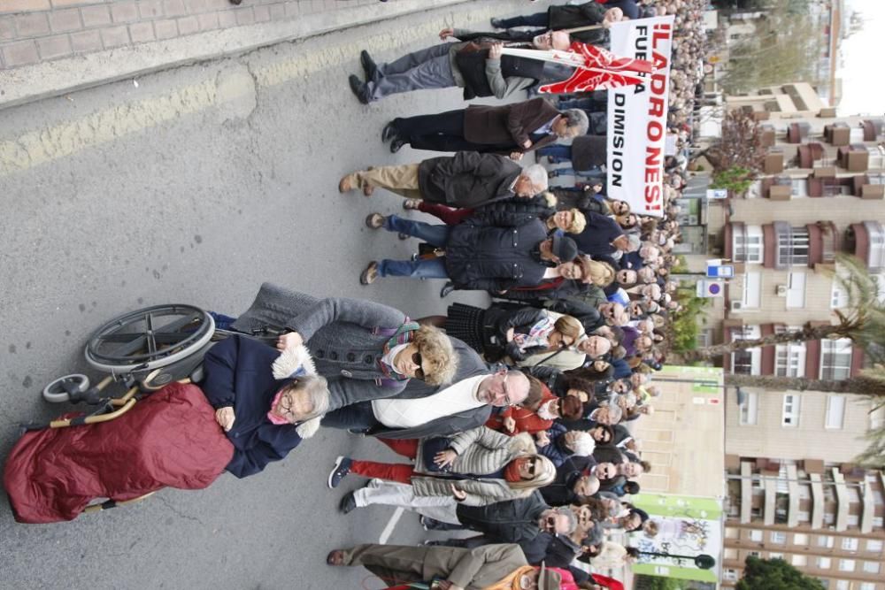 Manifestación por unas pensiones dignas en Murcia