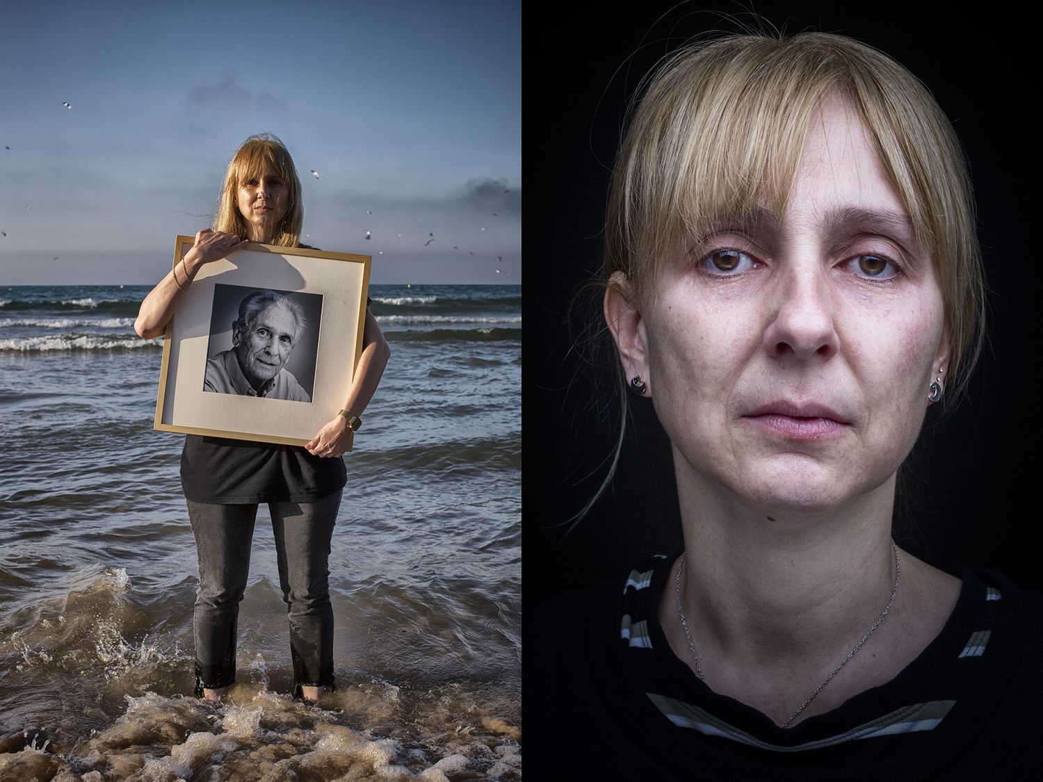 [Eugenia Luna García (Eladio Luna Rodríguez)] | Videógrafa. | Playa de San Lorenzo. Gijón.