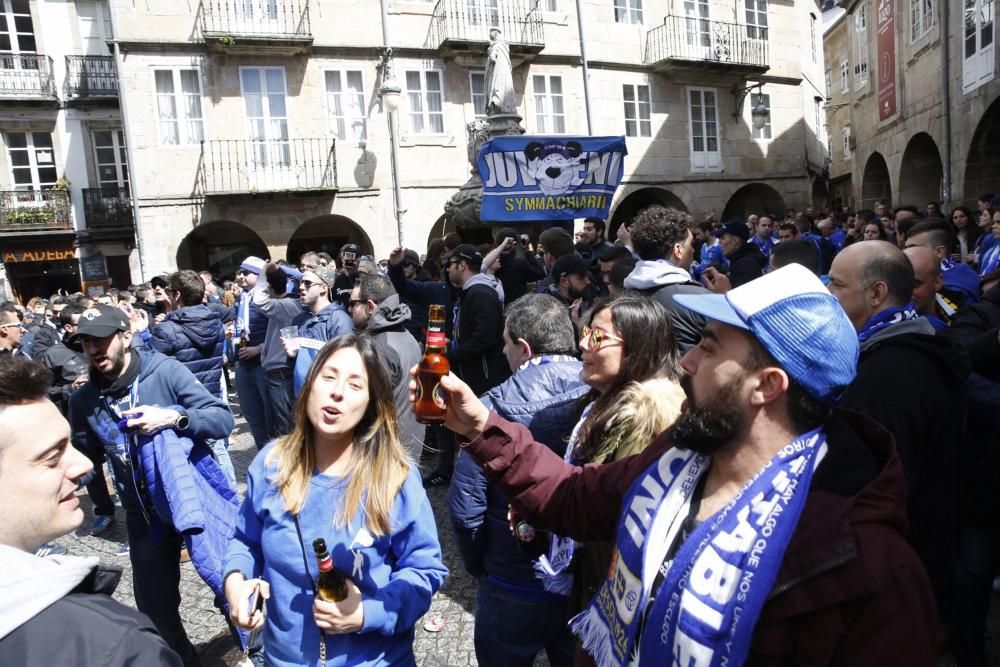 El oviedismo tiñe Lugo de azul