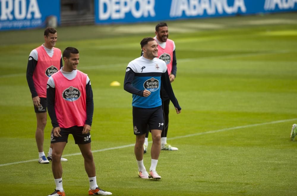 Entrenamiento y lista del Deportivo