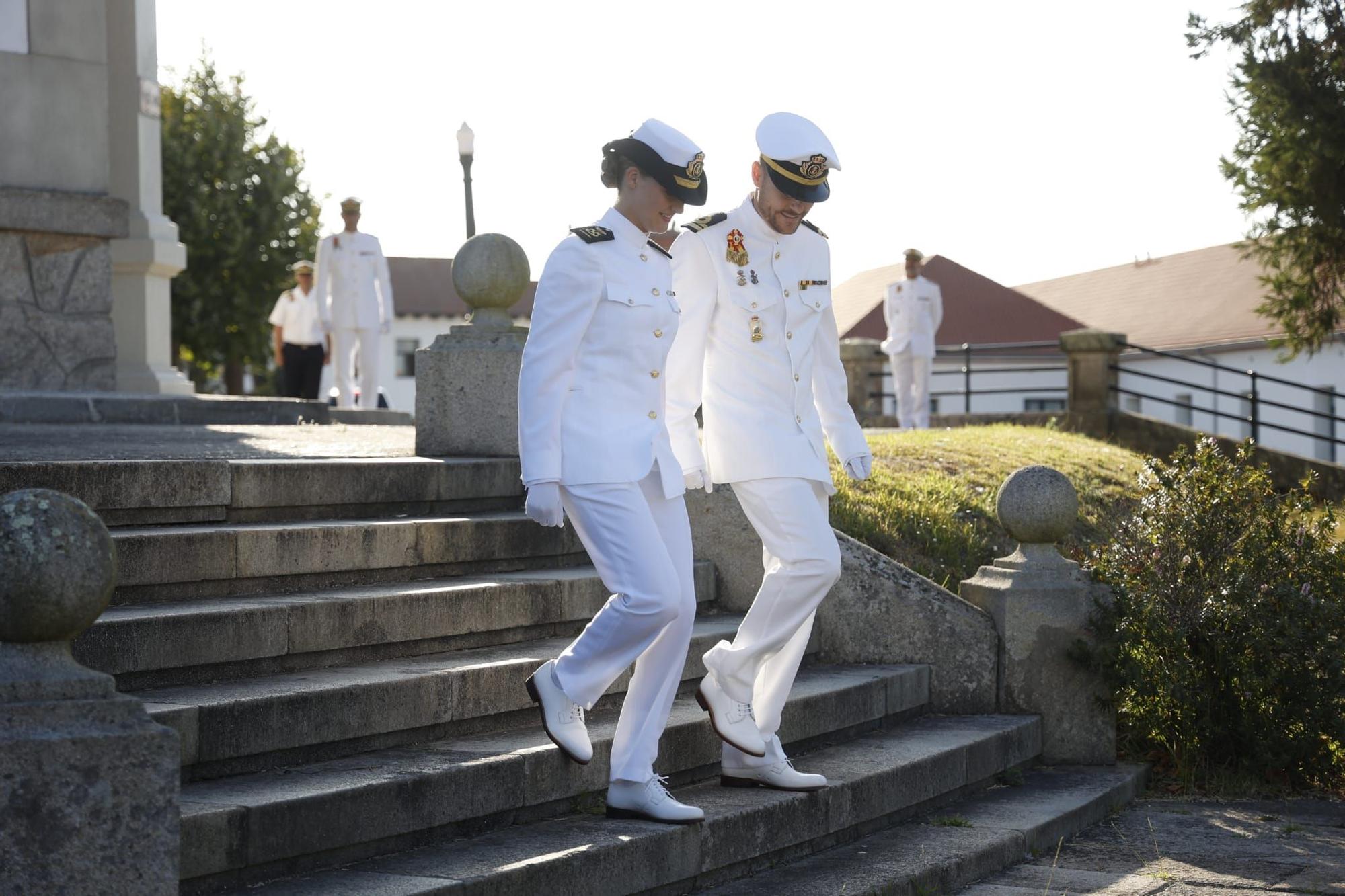 Leonor conoce de primera mano la Escuela Naval de Marín