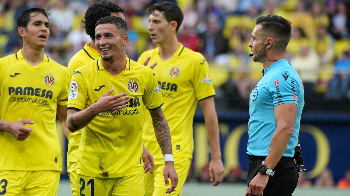 Yeremy, feliz tras celebrar uno de los goles del pasado sábado ante el Athletic.