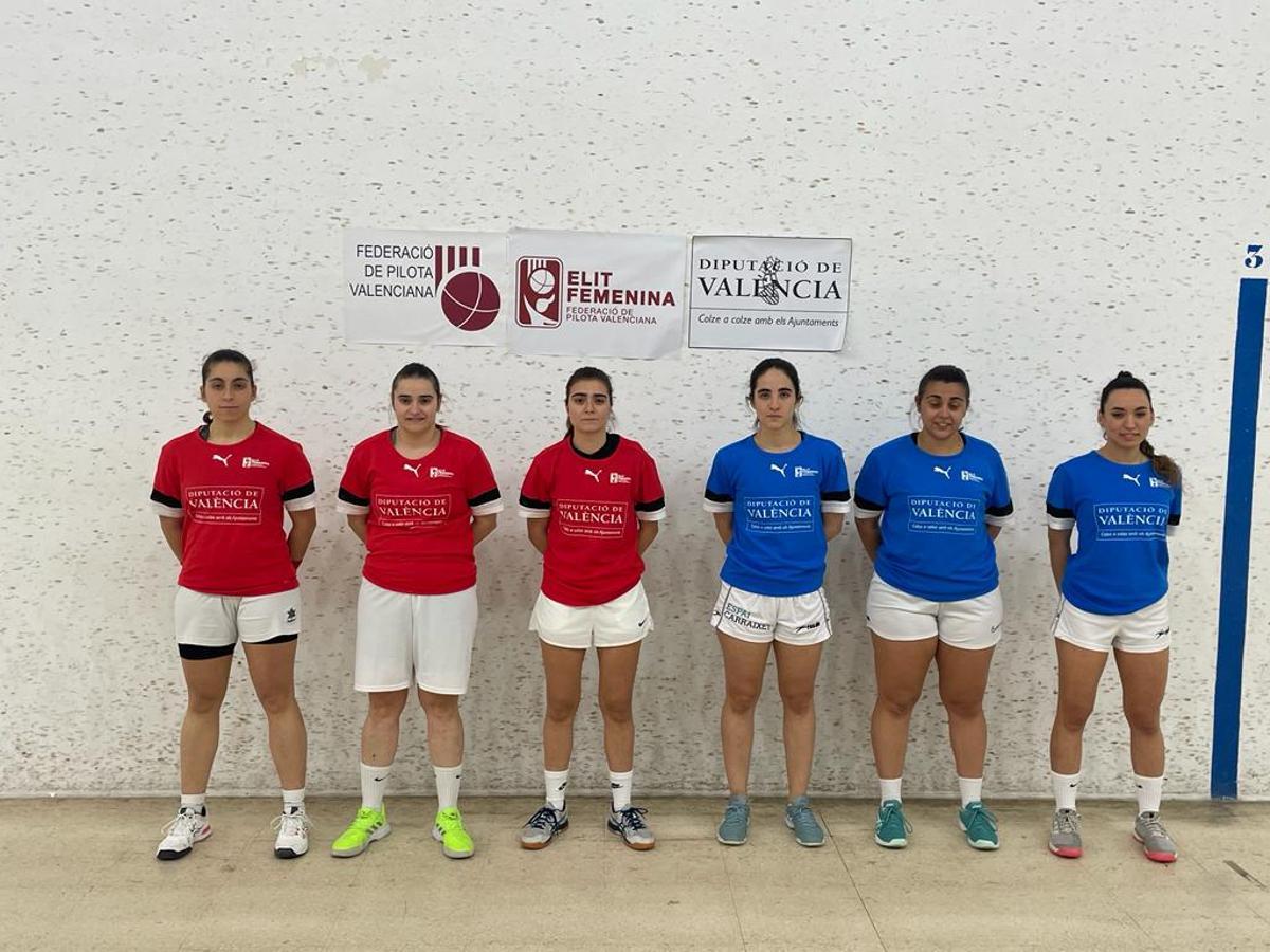 Anabel, Mireia, Ana, Victoria, Myriam, Marina.