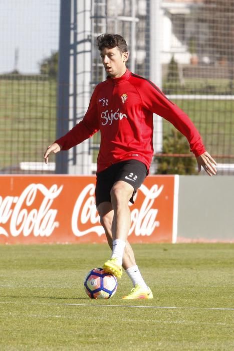 Entrenamiento del Sporting 27/03/2017