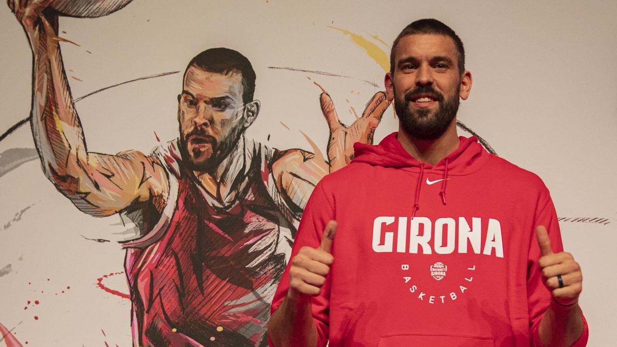 Marc Gasol, este jueves en Girona.