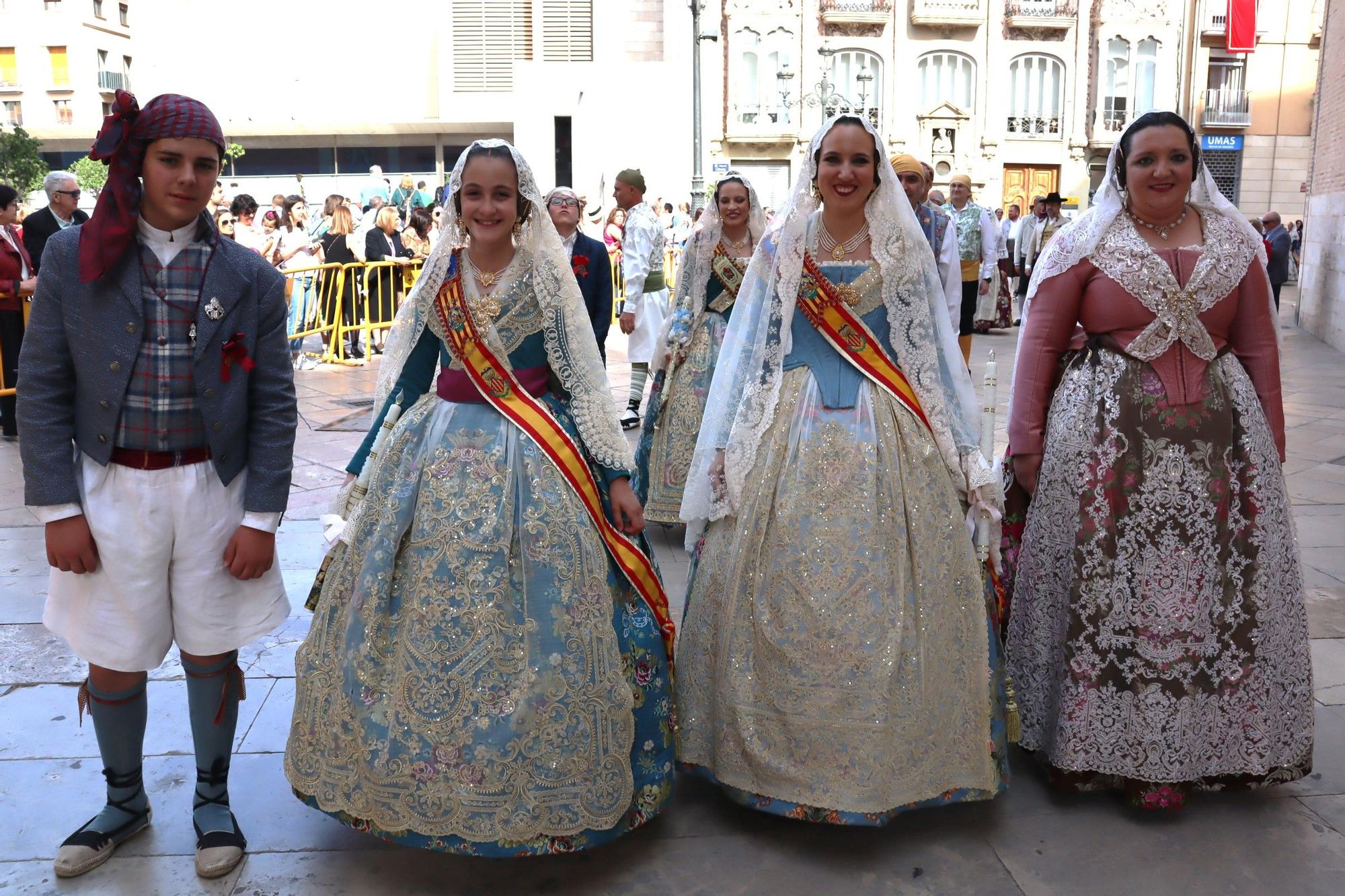 Las comisiones de falla en la Procesión de la Virgen (2/5)