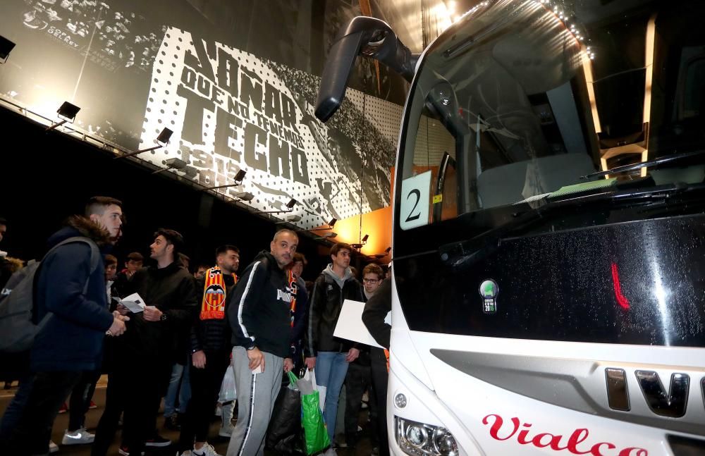 La afición, de camino a Italia para ver al VCF