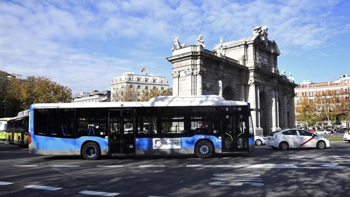 Un autobús de la EMT de Madrid