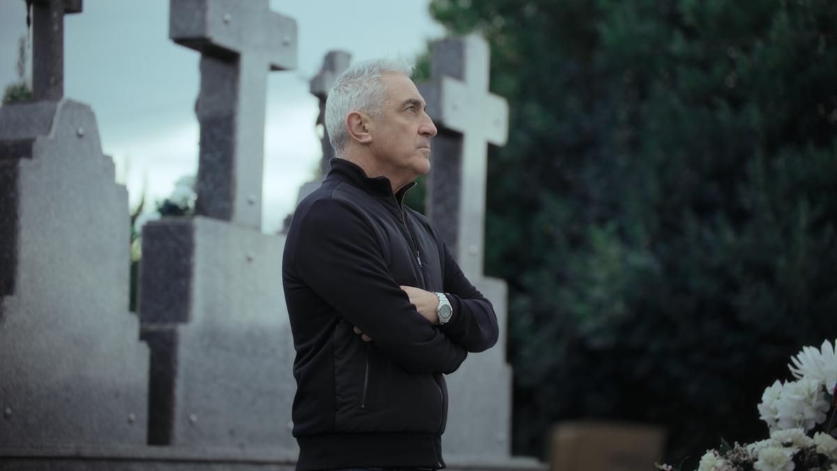 Jon Sistiaga, en un momento del documental