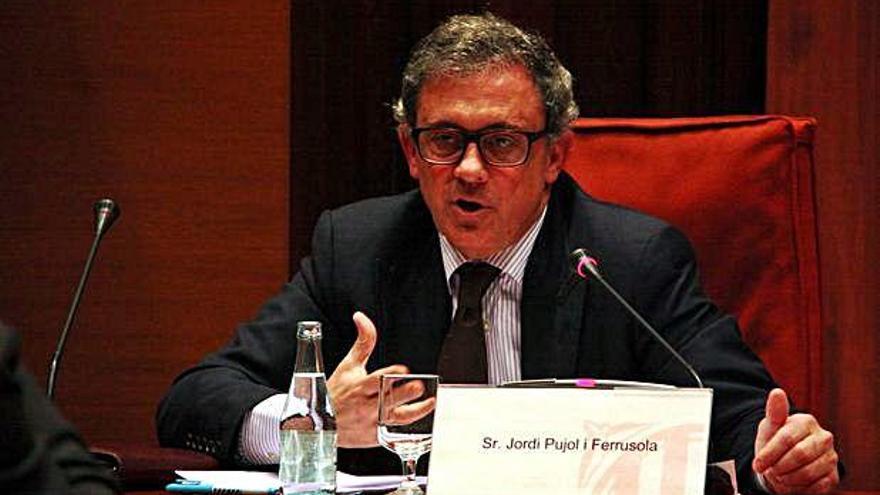 Jordi Pujol Ferrusola durant la seva declaració al Parlament, l&#039;any 2015.