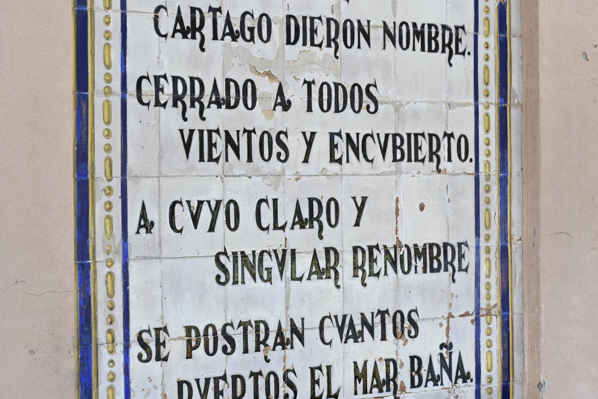 La cita que Cervantes dedicó al Puerto de Cartagena que cuenta con un error de transcripción.