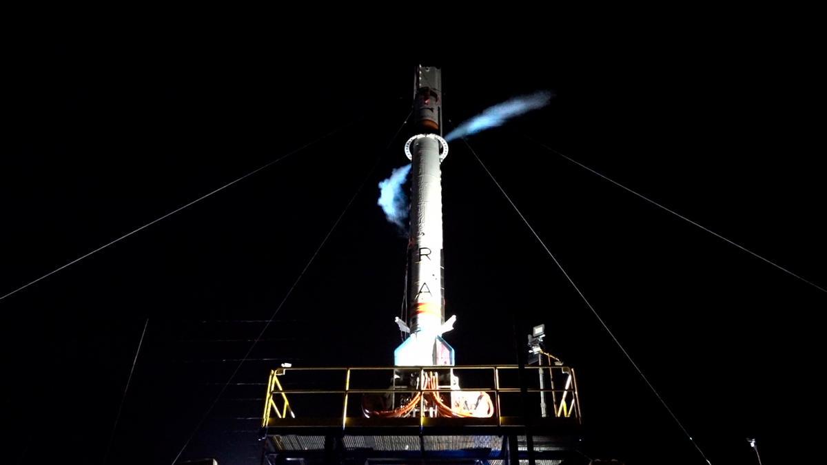 Pruebas previas al lanzamiento realizadas en los últimos días en Huelva, donde el cohete Miura 1 está a la espera del despegue.