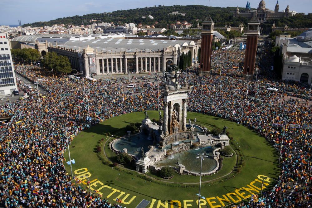 Manifestació de la Diada a Barcelona 2019