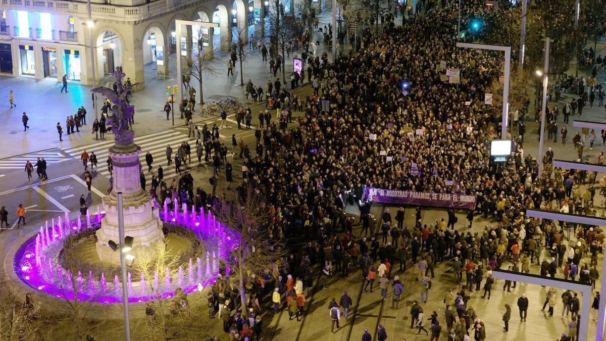 En Zaragoza se organiza una protesta cada tres días