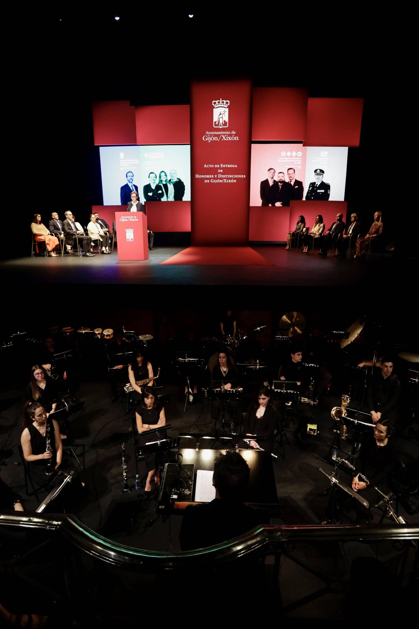 Entrega de las medallas de la ciudad de Gijón