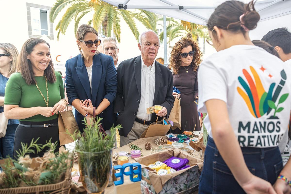 Una de las novedades de esta edición ha sido la incorporación del Reconocimiento Enseñar para Emprender - Feria de Cooperativas.