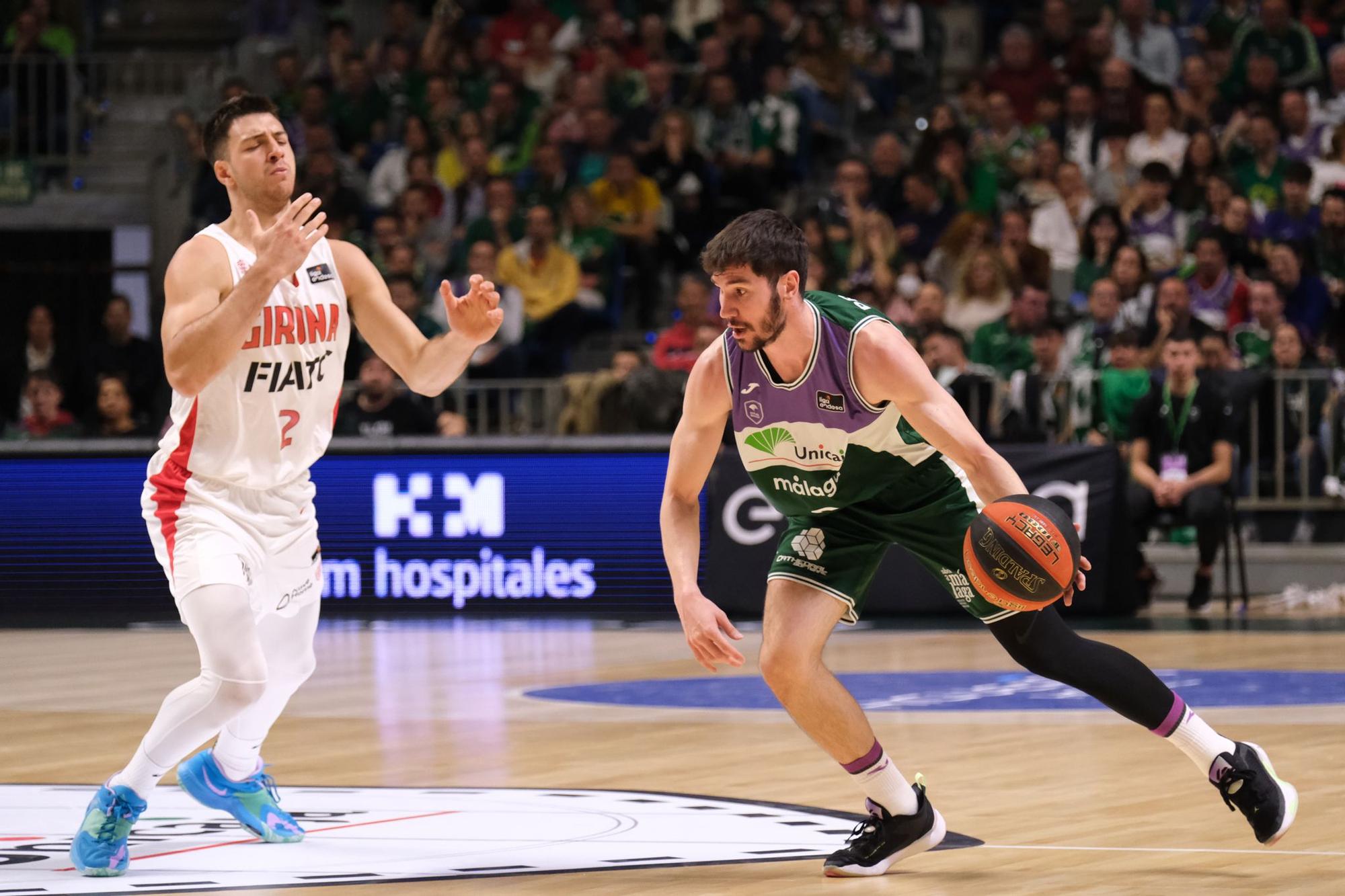 El Unicaja - Bàsquet Girona, en imágenes