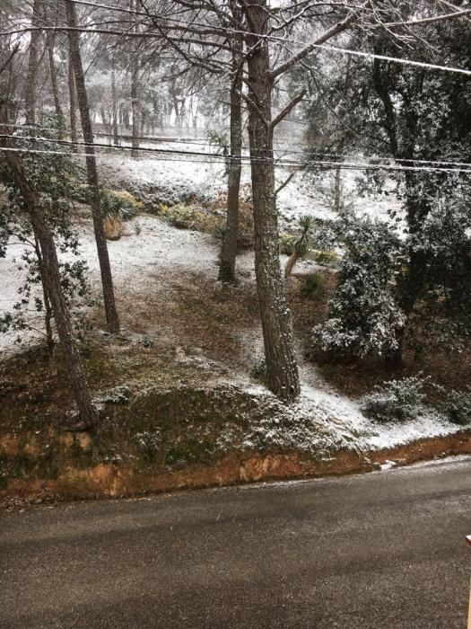 Nevades a Girona