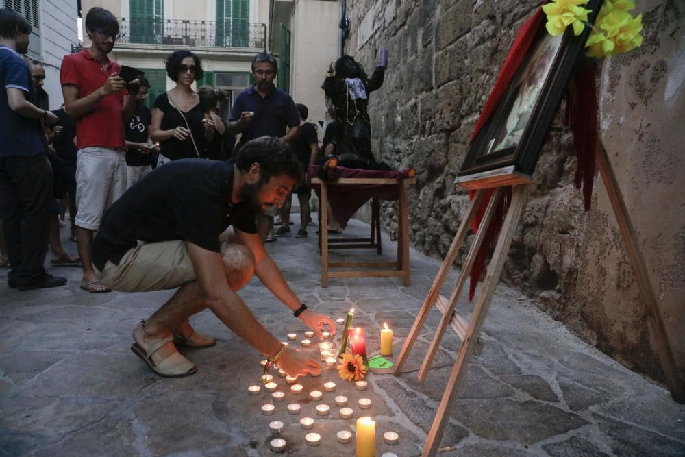 En Berga, enterrado durante un año