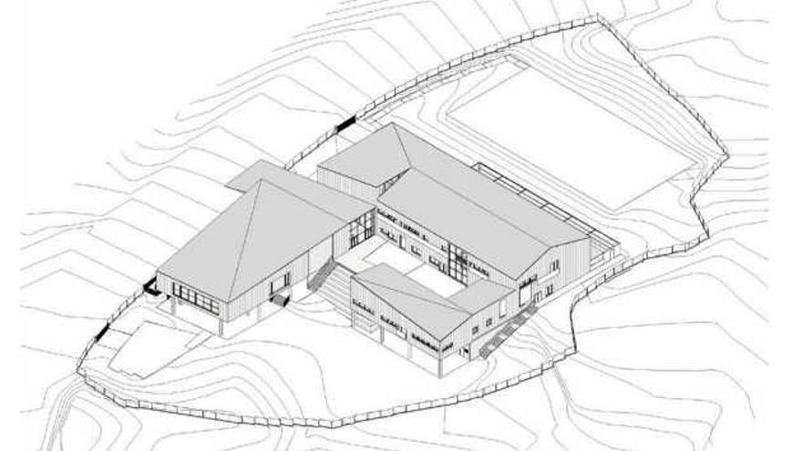 Plano del futuro centro educativo. // FdV