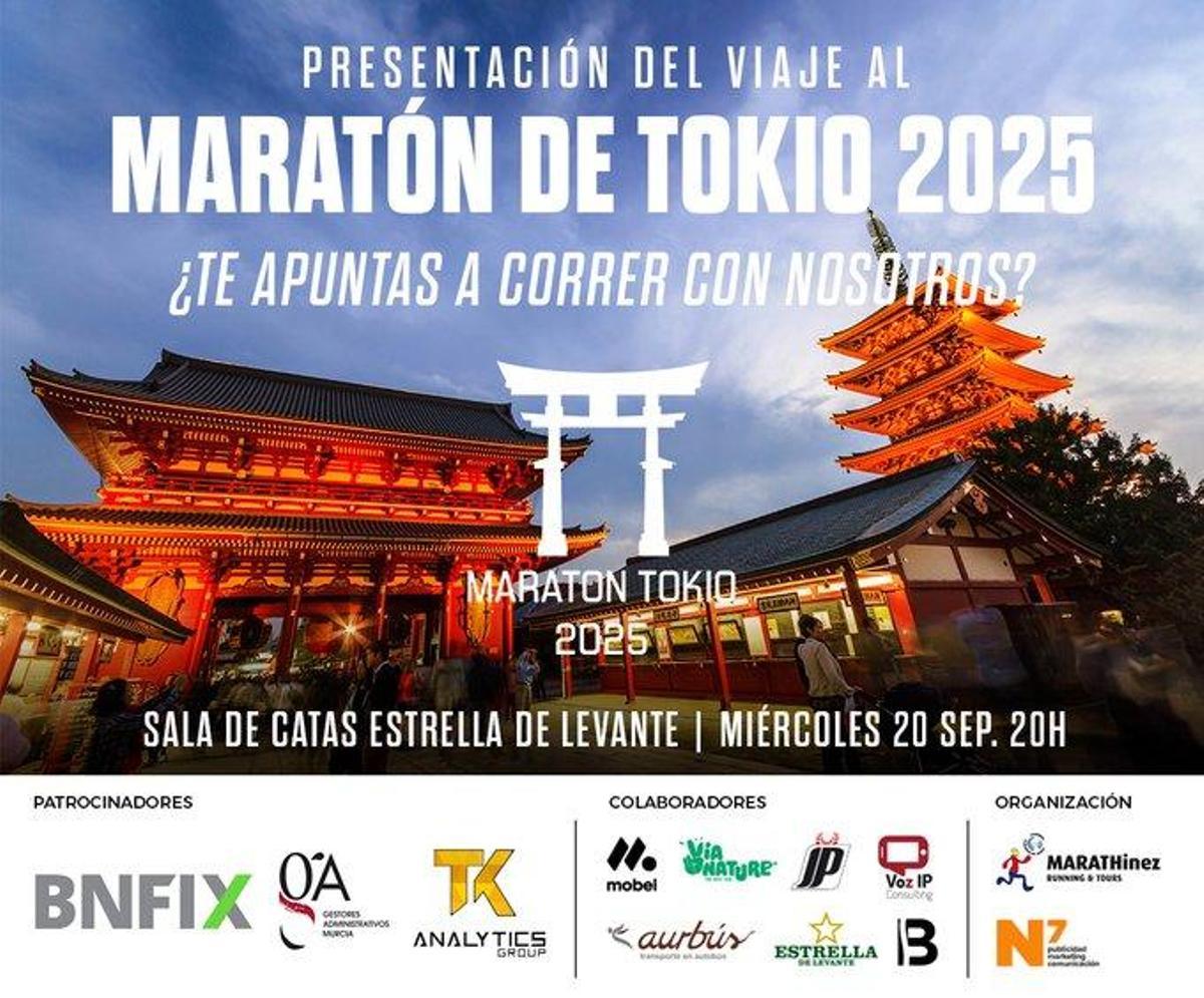 El Maratón de Tokio 2025, objetivo para corredores populares de la Región