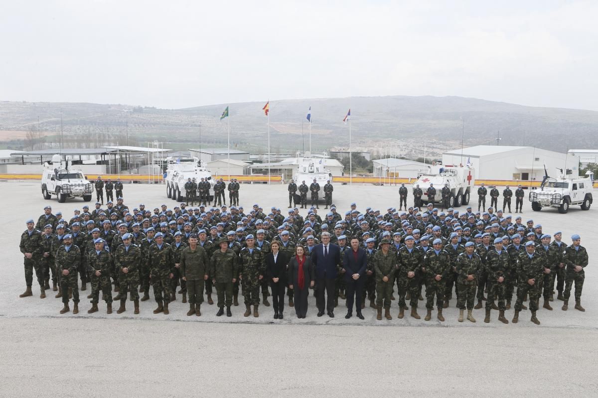 Fotogalería / Visita de la ministra Cospedal a las tropas de Cerro Muriano en Líbano