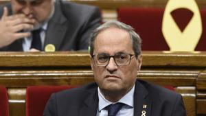 La inhabilitación de Torra abre una incierta cuenta atrás de la legislatura en Catalunya