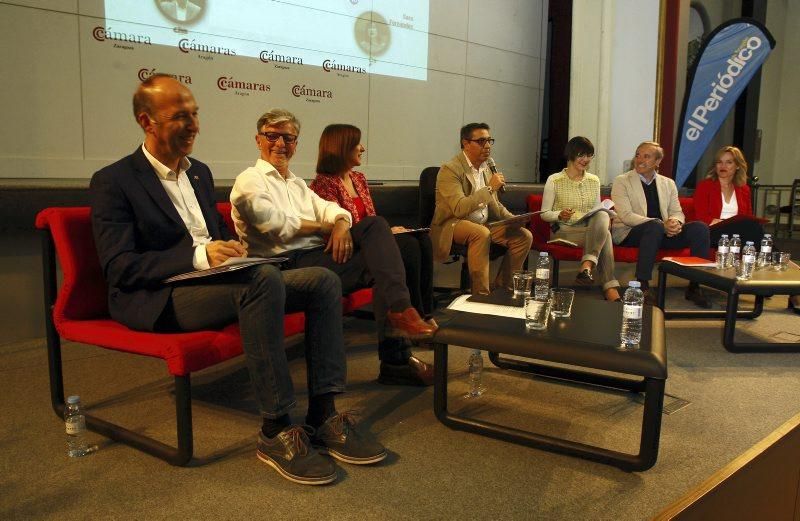 Galería del debate de los candidatos a la alcaldía de Zaragoza