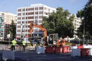 Comienzan los cortes de tráfico en la avenida del Aeropuerto de Córdoba por varias obras