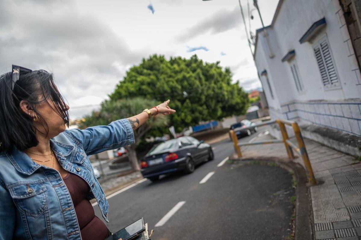 Vecinos de El Sobradillo demandan mejoras en las paradas de guaguas