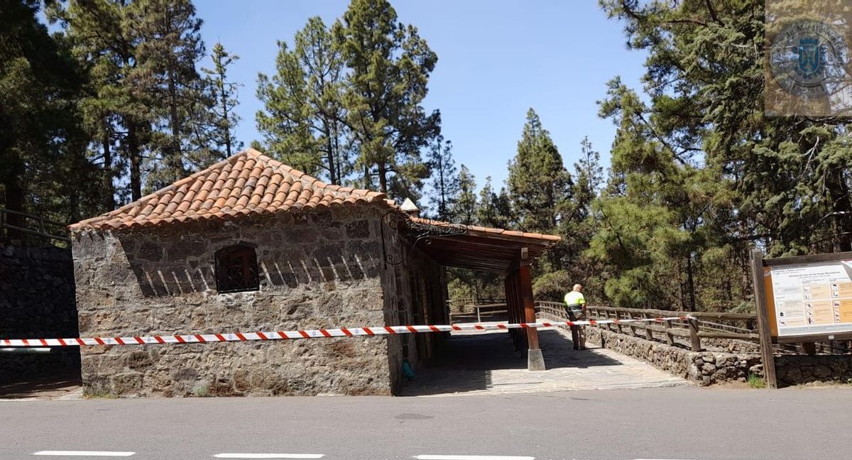 Área recreativa cerrada en Tenerife